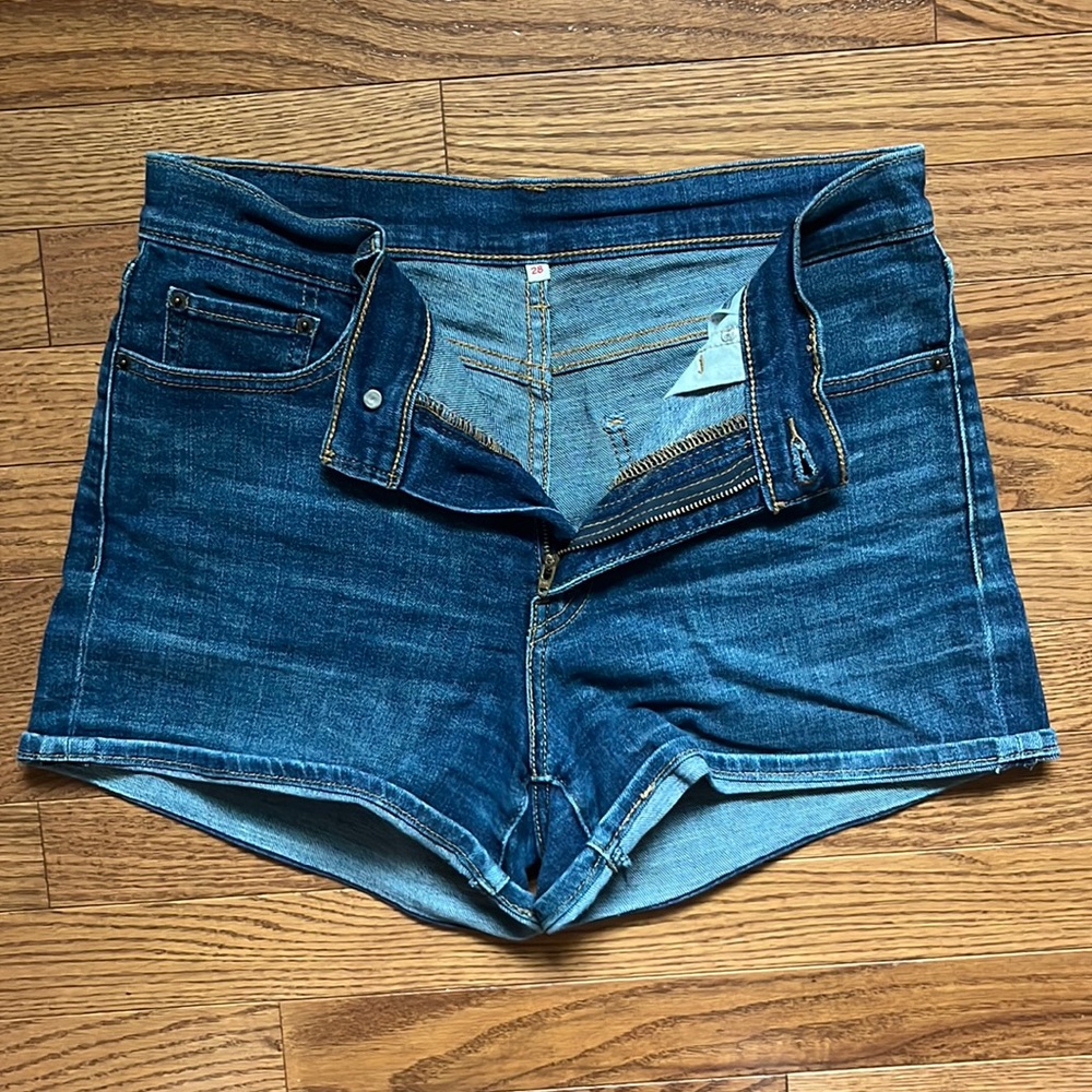 Levi’s High Rise Denim Shorts